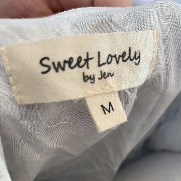 navy blue flower dress - Picture 3 of 3